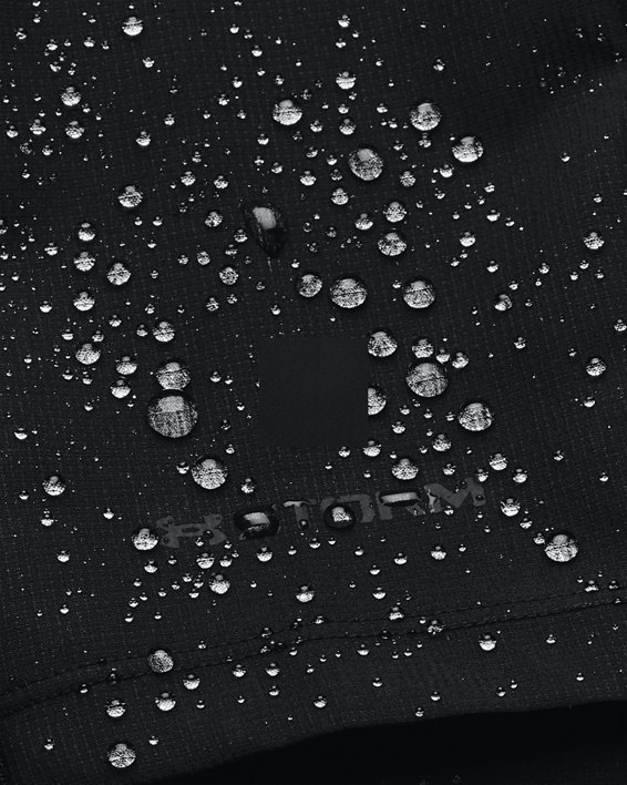 Damen UA OutRun The Rain Jacke, Black, pdpMainDesktop image number 4